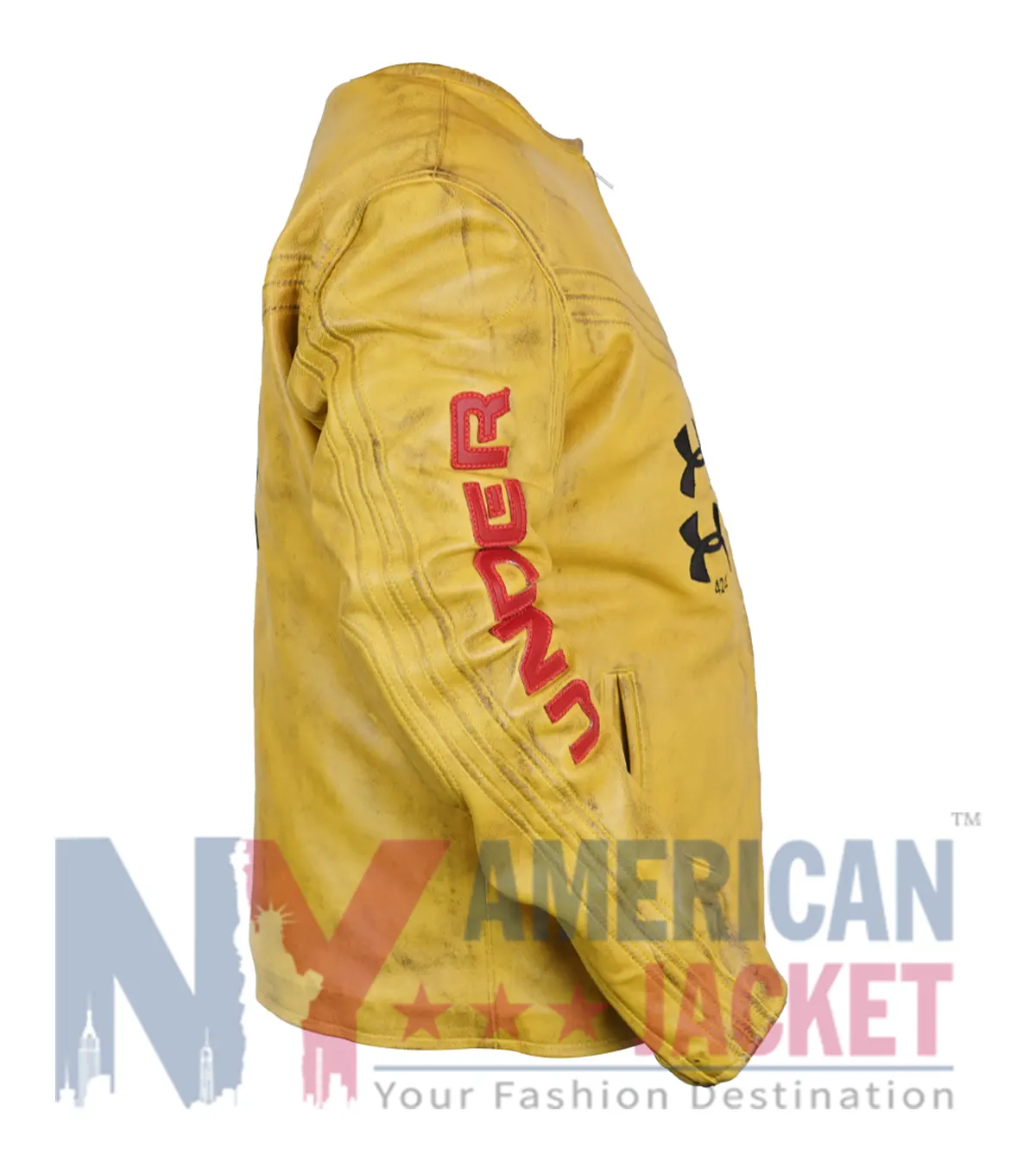 Ferran Torres Under Armour x 424 2026 World Cup Yellow Jacket with YKK zipper closure and snap-tab cuffs