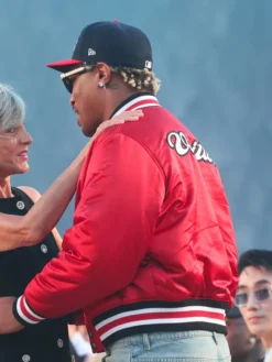 Future Louis Vuitton SS27 Varsity Red Jacket