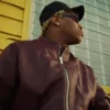 Future Radio The Real Me Brown Leather Jacket