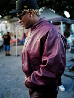Future Radio The Real Me Leather Brown Jacket