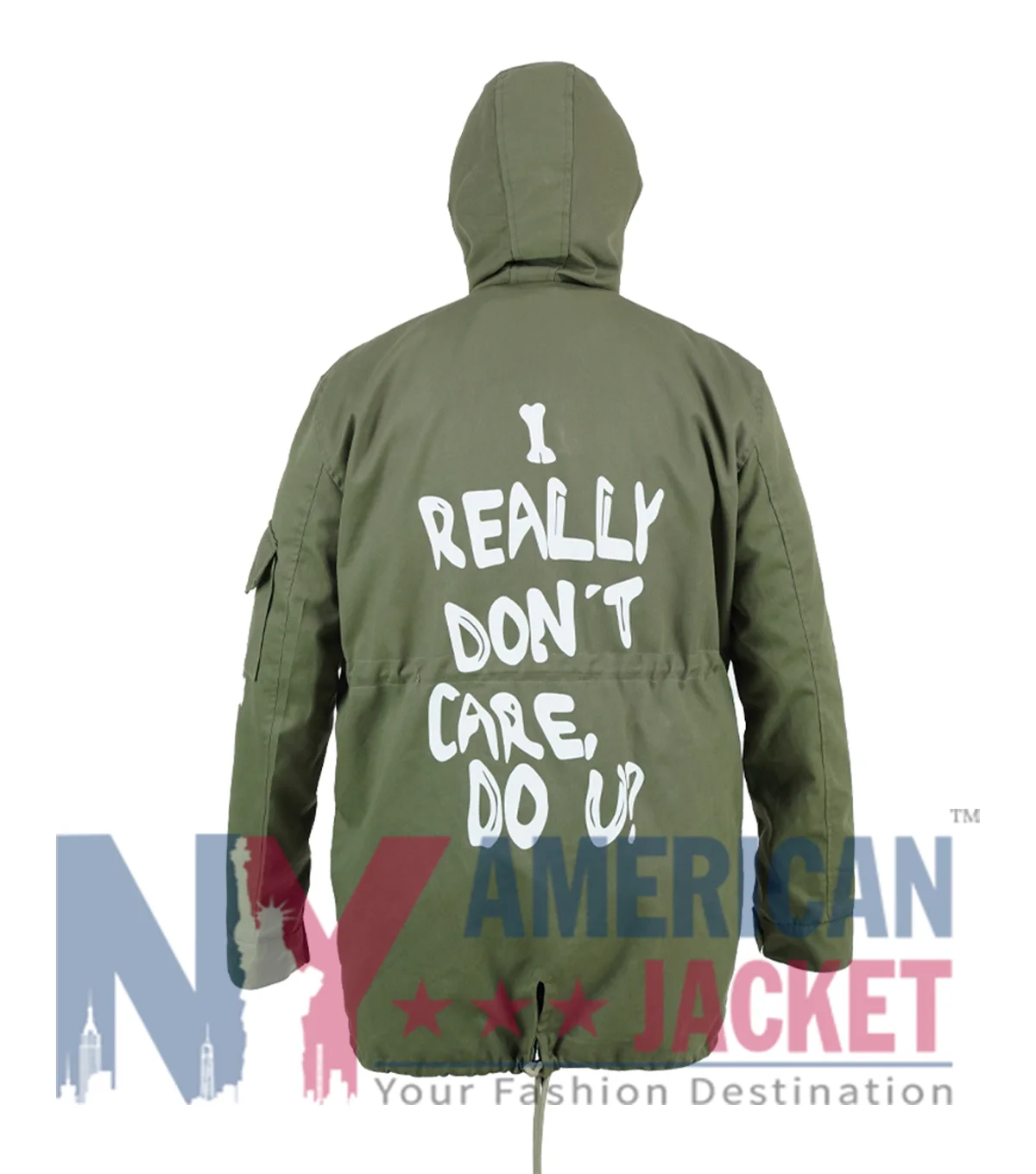 Green Jacket I Don’t Really Care Do U