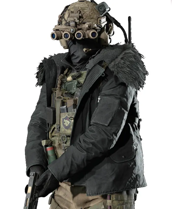 Hound Wolf Squad Resident Evil 8 Gray Jacket