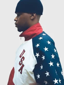 Intra x USA Nations Jacket Side