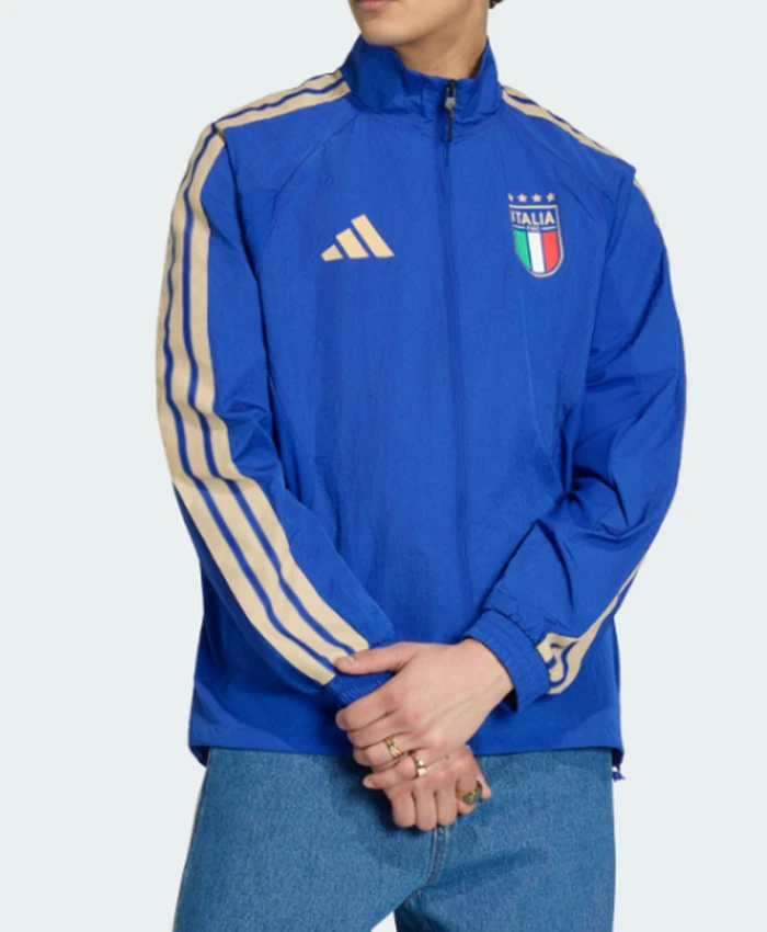 Italy Adidas 2026 Home Anthem Jacket Front
