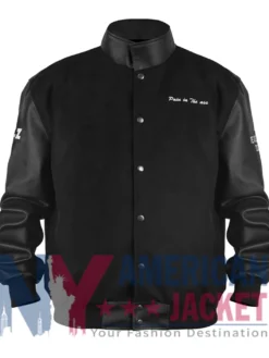 JAŸ-Z30 Yankees x Reasonable Doubt Black Varsity Jacket