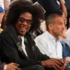 Jay-Z Game 3 NBA Finals Black Jacket