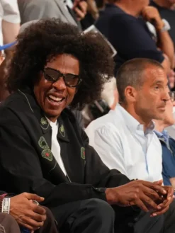 Jay-Z Game 3 NBA Finals Black Jacket