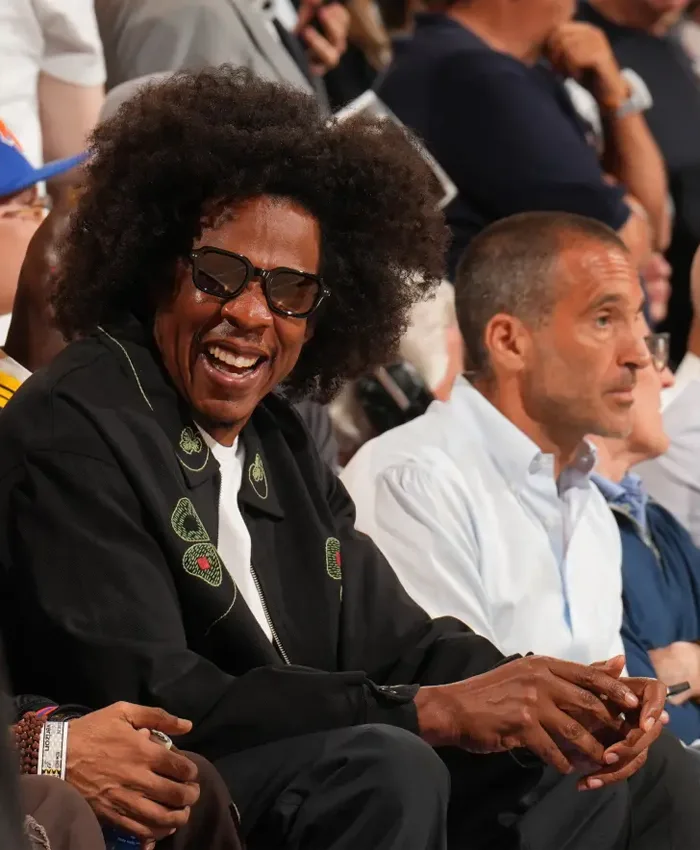 Jay-Z Game 3 NBA Finals Black Jacket
