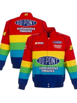 Jeff Gordon NASCAR Rainbow Colored Jacket