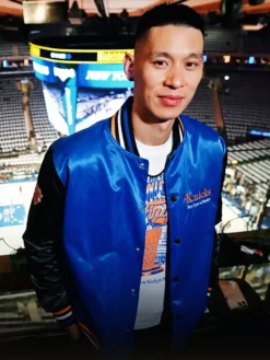 Jeremy Lin Game 3 NBA Finals Blue Varsity Jacket