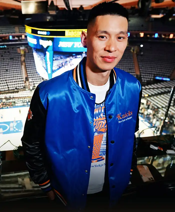 Jeremy Lin Game 3 NBA Finals Blue Varsity Jacket