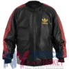 Jonathan Davis Black Leather Tracksuit