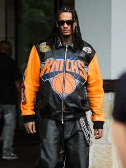 Jordan Clarkson Who Decides War x New York Knicks Jacket