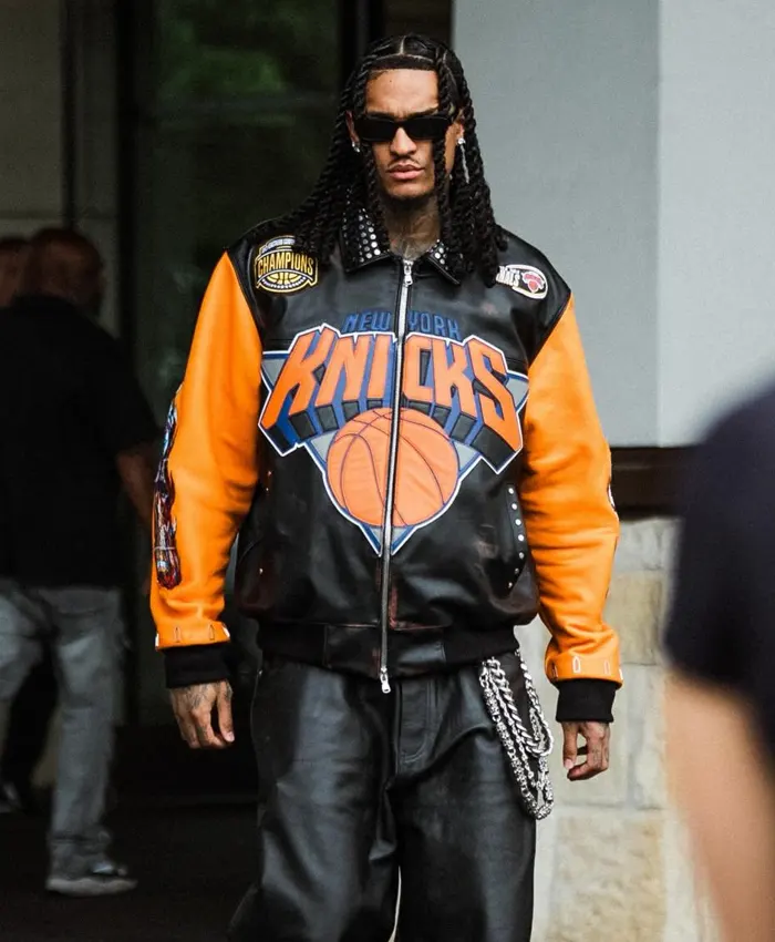 Jordan Clarkson Who Decides War x New York Knicks Jacket