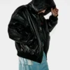 Jordan x Supreme Hooded Leather Jacket