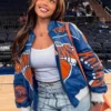 Jordyn Woods New York Knicks Game 3 Jacket