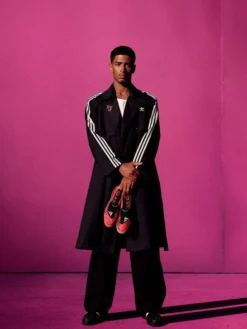 Jude Bellingham Adidas Black Twill Trench Coat