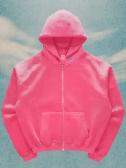 Justin Bieber x SKYLRK Pink Hooded Jacket