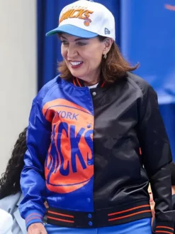 Kathy Hochul 2026 Knicks Victory Parade Varsity Jacket