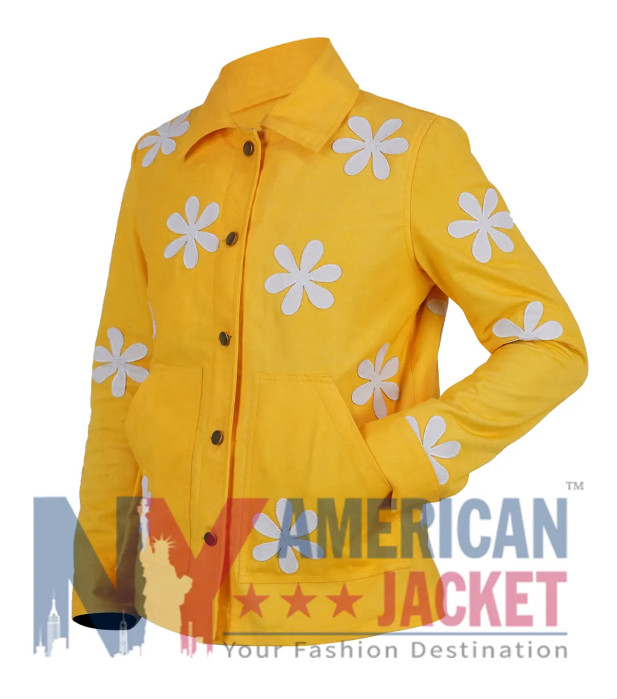 Kerri Kenney The Four Seasons S02 Yellow Print Daisy Jacket