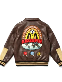 KidSuper x McDonald's Distressed Faux Leather Jacket
