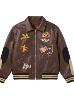 KidSuper x McDonald's Faux Leather Distressed Jacket