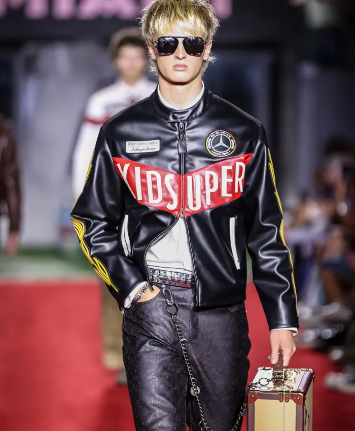 KidSuper x Mercedes-Benz SS27 Racer Black Jacket