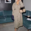 Kim Kardashian Gucci Trench Beige Coat