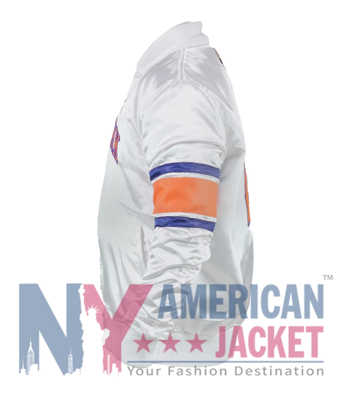 Kith 2026 New York Knicks Champions White Bomber Jacket