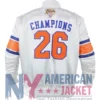 Kith Champions New York Knicks 2026 White Bomber Jacket