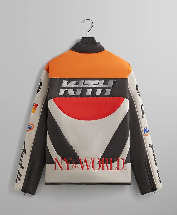 Kith Full Zip Brixton Puffed Shirt Jacket Back