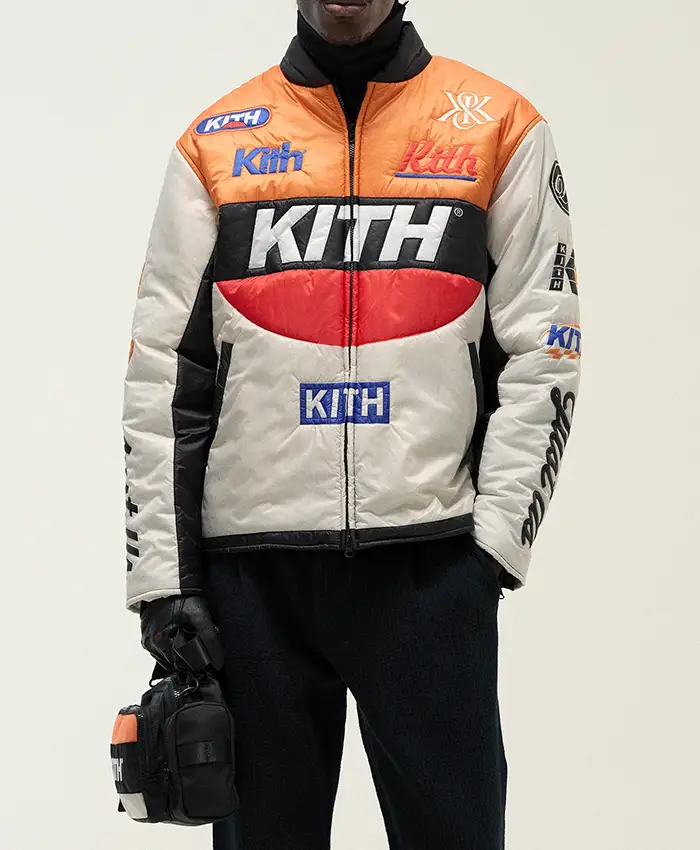 Kith Full Zip Brixton Puffed Shirt Jacket Front