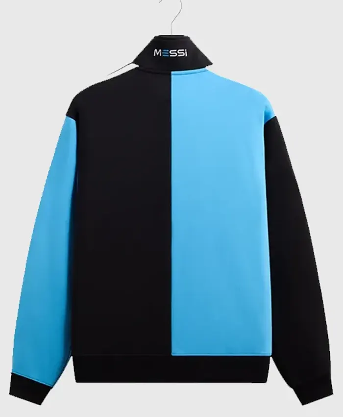 Kith & Messi for Adidas Football 2026 Blue and Black Quarter Zip Jacket