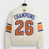 Kith New York Knicks 2026 Champions White Bomber Jacket