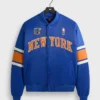 Kith New York Knicks Champions 2026 Blue Bomber Jacket