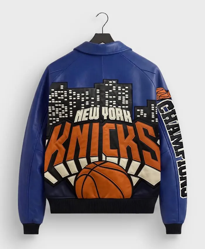 Kith New York Knicks 2026 Champions Leather Jacket