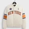 Kith New York Knicks Champions 2026 White Bomber Jacket