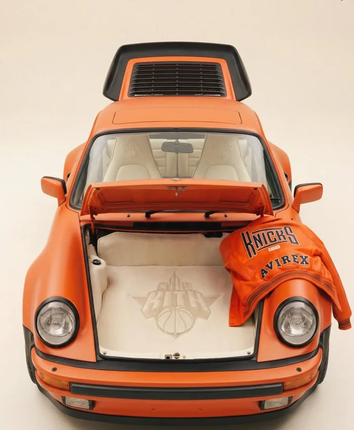 Kith x Knicks Avirex Orange Porsche 911 Jacket