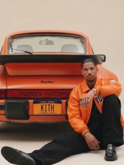 Knicks Kith x Avirex Orange Porsche 911 Jacket