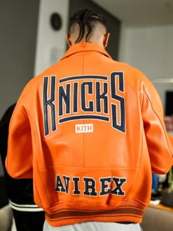 Knicks Kith x Avirex Porsche 911 Orange Jacket