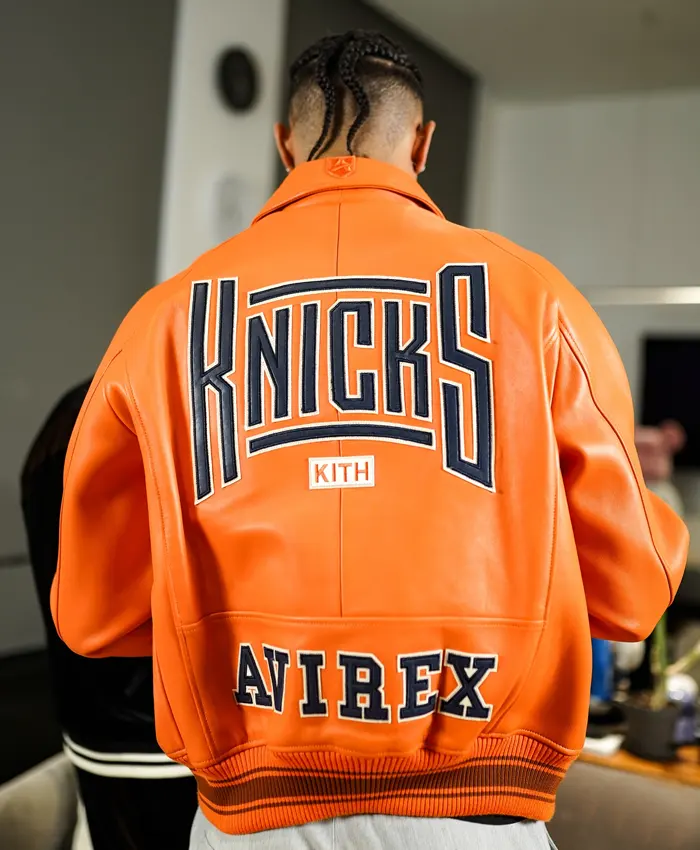 Knicks Kith x Avirex Porsche 911 Orange Jacket