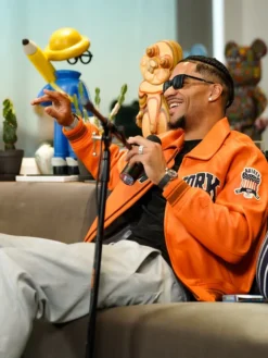 Knicks Kith x Porsche 911 Avirex Orange Jacket