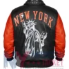Knicks New York x Who Decides War Jacket Back View