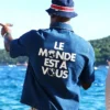 LV LeBron James Denim Le Monde est à Vous Shirt