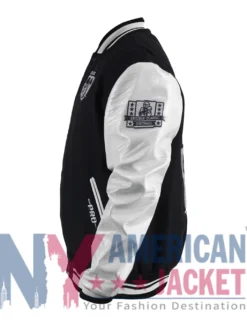 Las Vegas Raiders Pro Black And White Varsity Jacket