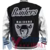 Las Vegas Raiders Pro Varsity Black And White Jacket