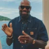 LeBron James LV Le Monde est à Vous Denim Shirt