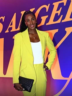 Lisa Leslie WNBA NYL vs LAS Yellow Suit