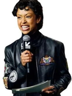 Liza Koshy SXSW 2026 Leather Jacket