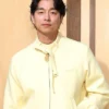 Louis Vuitton SS27 Gong Yoo Yellow Leather Jacket